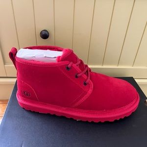 bright red uggs